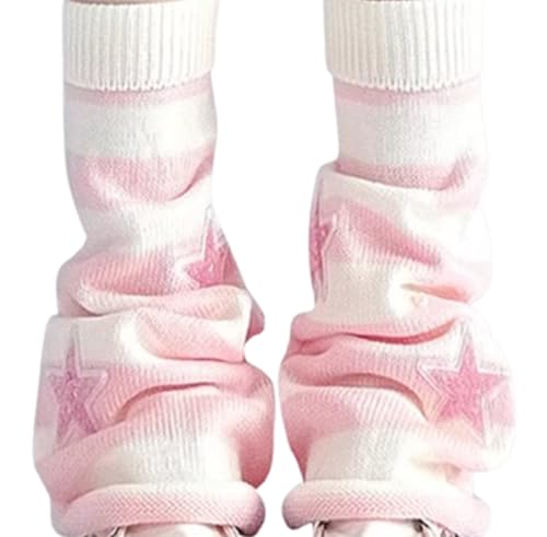 Image of kawaii Winter Leg Warmers Knitted Cute Subculture Half Sleeve Foot Leg Warm Socks Cycling Christmas Gift Women