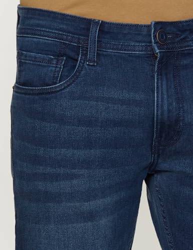 Image of Peter England Men's Mid Wash Stretchable Jeans
