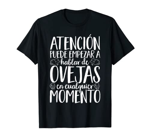 Hablar De Ovejas Corderos Rebaño Camiseta