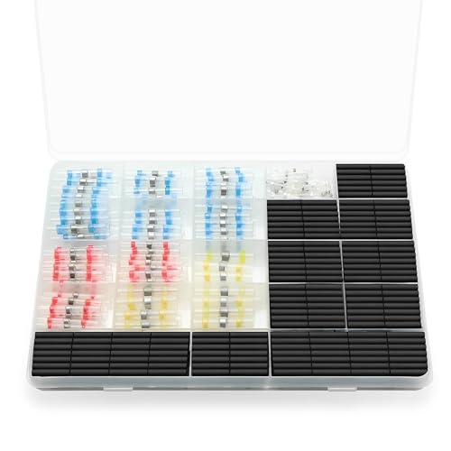 900 Piezas Termoretractil para Cables, Cinco Tamaños Termoretract...