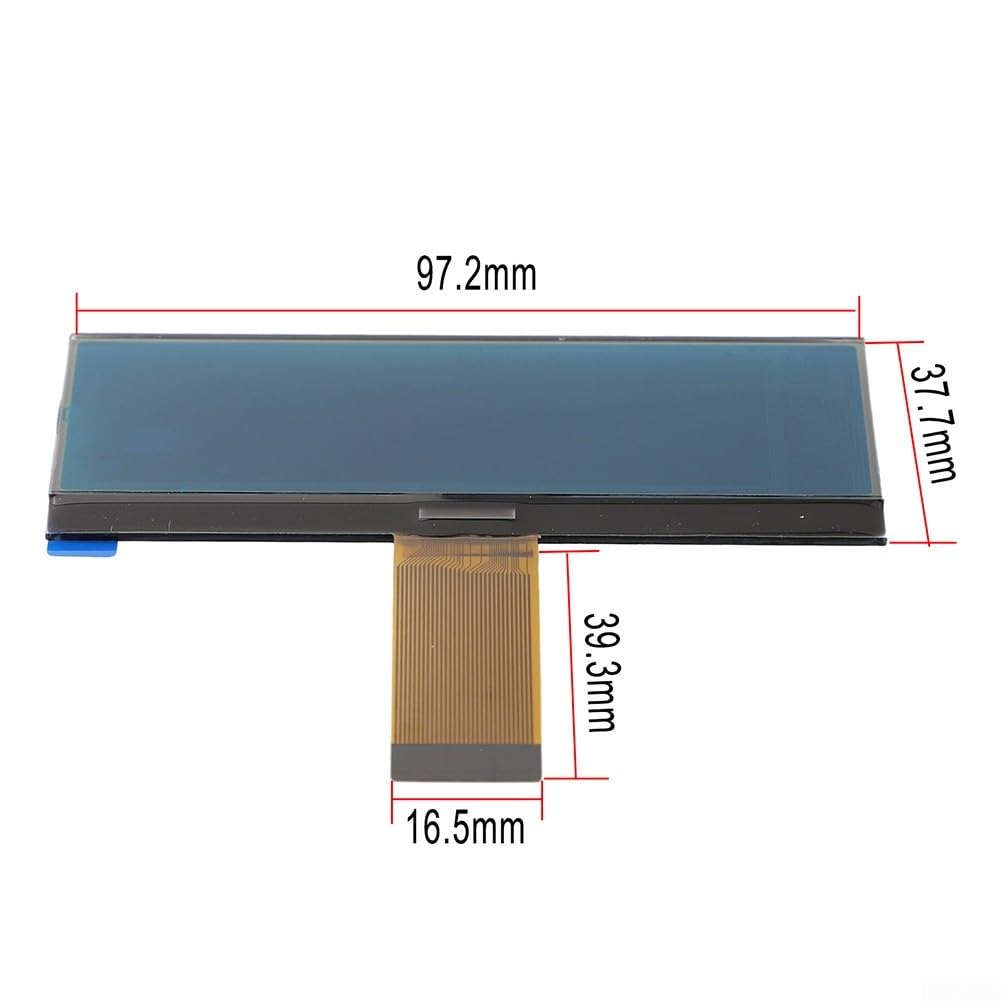 Module d'affichage LCD pour autoradio compatible avec Dacia Duster Logan Lodgy Dokker Sandero Mercedes Citan 97,5 x 38 mm
