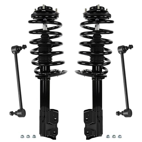 Detroit Axle - 4pc Front Struts Sway Bars for 12-17