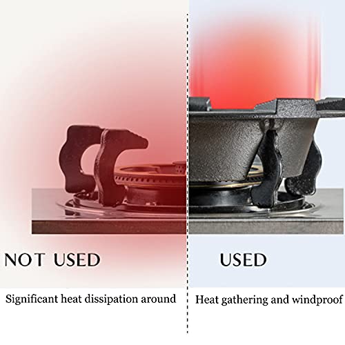 Image of Wok Ring for Gas Stove, Five-Claw Wok Rack Made of Cast Iron Material-Wok Stand Stable and not Shaking