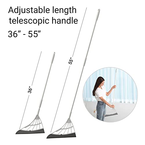 image for Original Broombi - All-Surface Silicone Broom, Squeegee, Pet Hair Remo