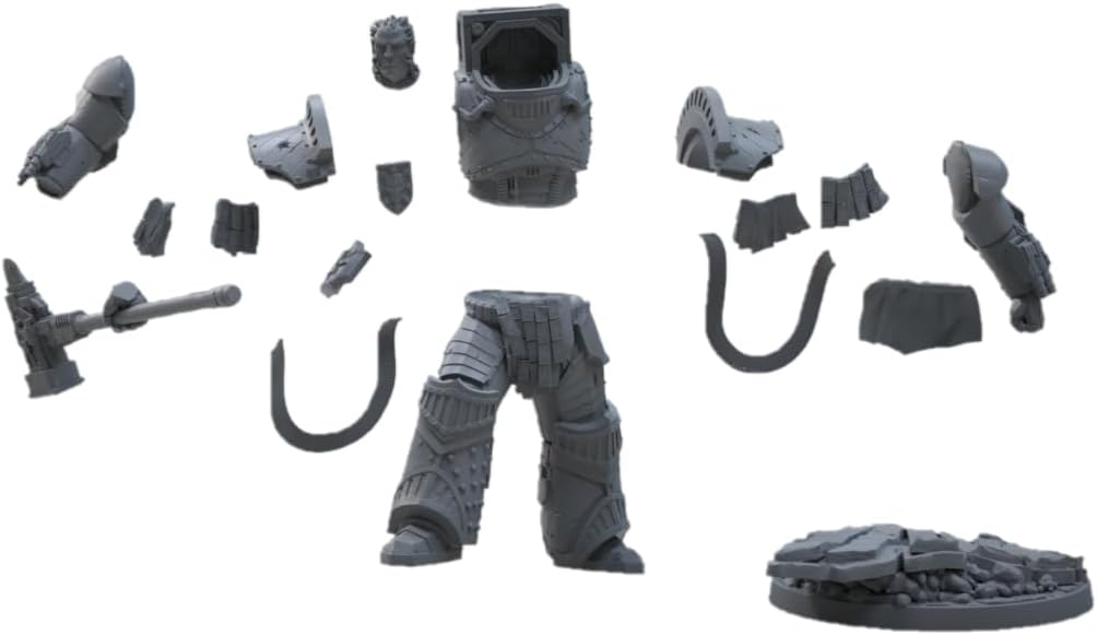 Customized Perturabo Primarch of The Iron Warriors Personalized from W40k Chaos spacemarines 3D Resin Miniature Official Scale