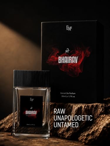 Image of EM5 Bhairav Extrait De Parfum for Men | Tobacco Oud | Strong & Long Lasting | 50ml