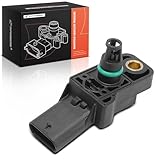 A-Premium Manifold Pressure (MAP) Sensor [4 Pins] Compatible with Audi A4, A3, A3 Quattro, A4 allroad, A4 Quattro, A5 Quattro, A5 Sportback, S3, TT Quattro, TTS Quattro & Volkswagen Golf R, GTI