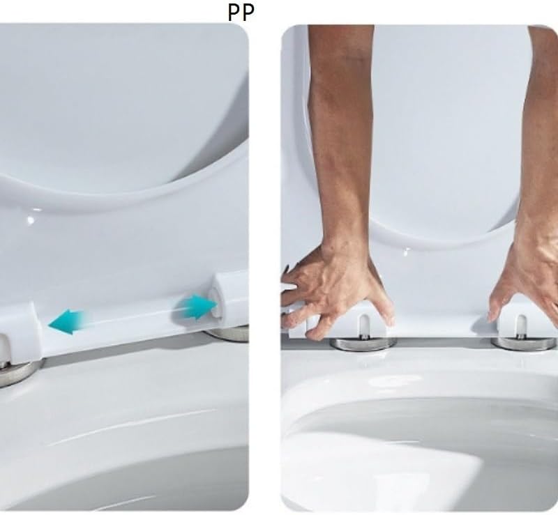 Square Toilet Seats Cover Slow Down Quick Release Bidet