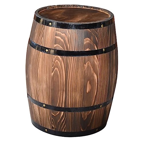 CIMAXIC Wooden Barrel Planter Oak Aging Barrels bar Barrel Succulent