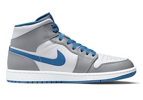 Nike Air Jordan 1 Mid - Cement Grey / White / True Blue2