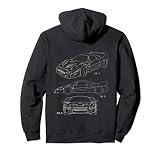 Vintage Classic Sports Car Patent Pullover Hoodie