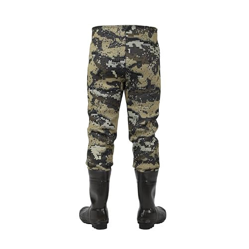 Vadeador de neopreno con bota impermeable de pesca deportiva 2