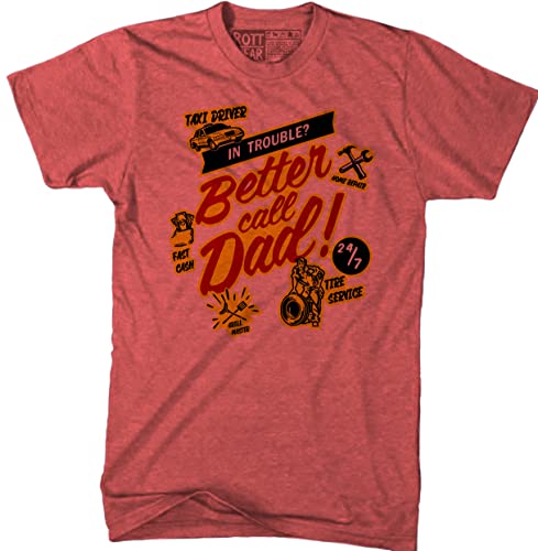 Lista de playeras dia del padre los mejores 10. 47 PLAYERA BETTER CALL DAD DIA DEL PADRE ROTT WEAR (L, ROJO)