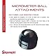 Starrett 247 A Mikrometer Ball Aufsätze, 0,5 cm Ball Durchmesser, 235 Durchmesser Amboss und Spindel, Zoll