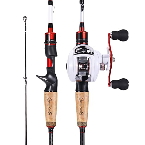 Sougayilang Casting Fishing Rod and Reel Combo 21JYB-R
