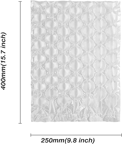 Jzbrain Air Cushion Film Bubble Cushioning Wrap Inflatable Air Pillow Film Roll For Packaging, 1 Roll 400Mm X 290Mm X 300M X 0.02Mm, Only Compatible With Jzbrain 056C/Ye310 Air Pillow Machine (74005) #TOP3