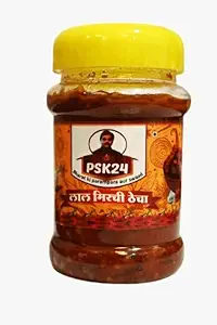 200g Homemade Red chilli thecha ????