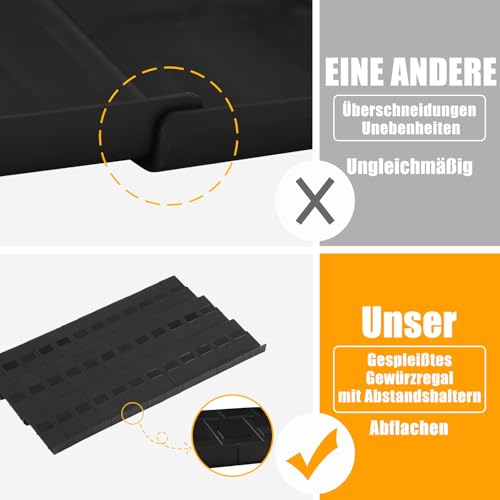 Famhap Gewürz Organizer Gewürzregal Schublade 24 Stück – Ansicht 6