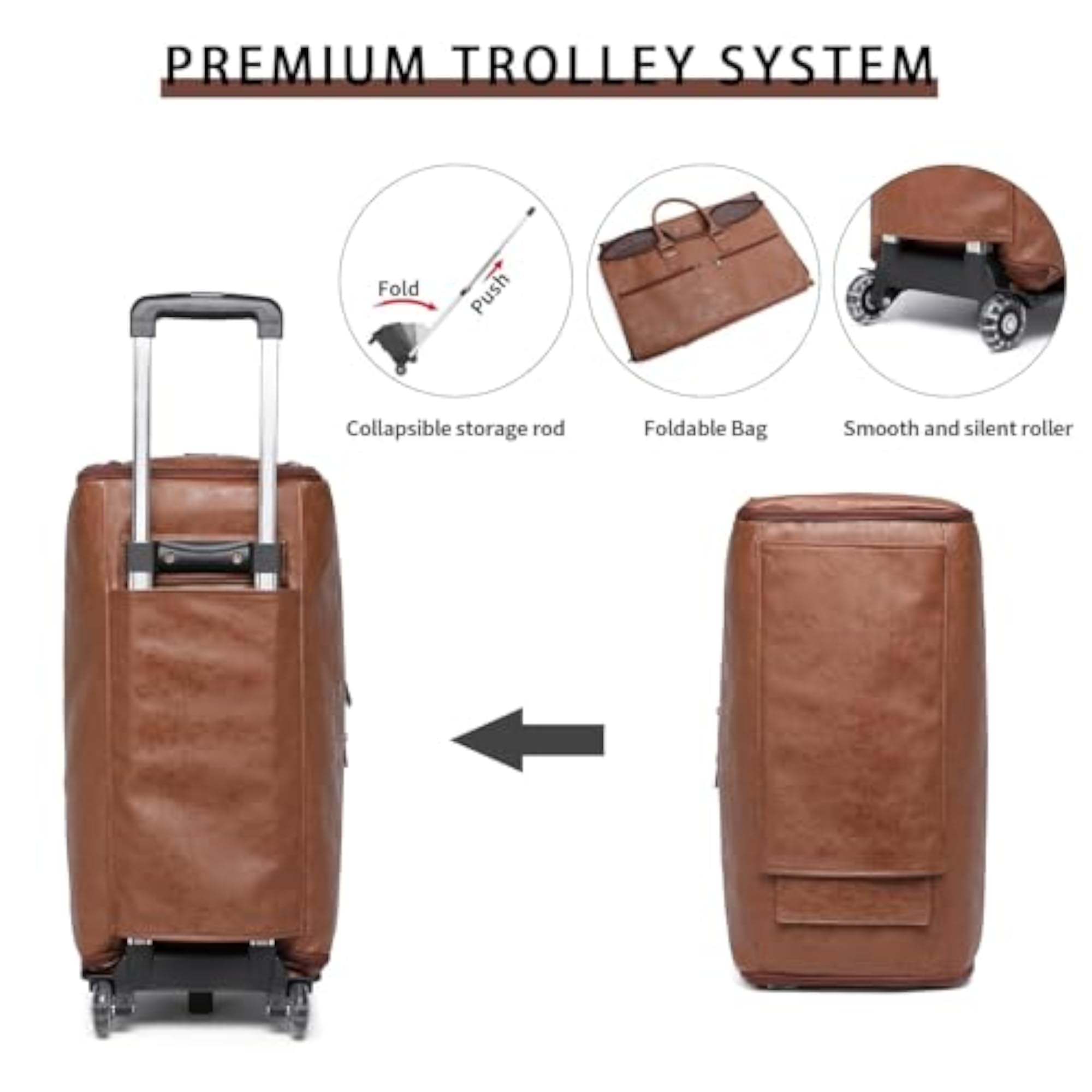 Rolling Garment Bag for Travel with Wheels