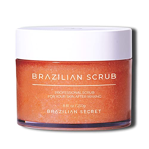Brazilian Secret Sugar Exfoliating Scrub For Bikini Area-Prevent Ingrown Hair and Razor Bumps, Exfoliating Bikini Area and Sensitive Skin After Waxing And Shaving, Strawberry/8.81oz