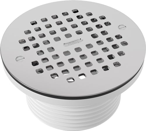 PROFLO PF42847 6" Stainless Steel Grate with 4" Adjustable Drain - Stainless Steel