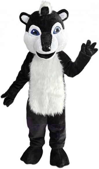 Adult Skunk Mascot Costume School Spirit Outfit for Events Party | Spirit Week favorite, school mascot costume, pep rally performances, team spirit activities, campus celebrations