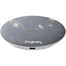 Kinglucky Pillow Speaker for Sleeping, Bluetooth Speaker Under Pillow with Built-in Pink Noise White Noise Sound Machine for Sleeping, White Noise Sound Machine with Sleep Pink Noise Music Grey