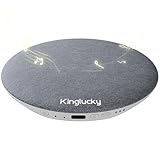 Kinglucky Pillow Speaker for Sleeping, Bluetooth Speaker Under Pillow with Built-in Pink Noise White Noise Sound Machine for Sleeping, White Noise Sound Machine with Sleep Pink Noise Music Grey