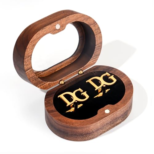 Mancuernillas personalizadas con iniciales para hombres miniatura 1