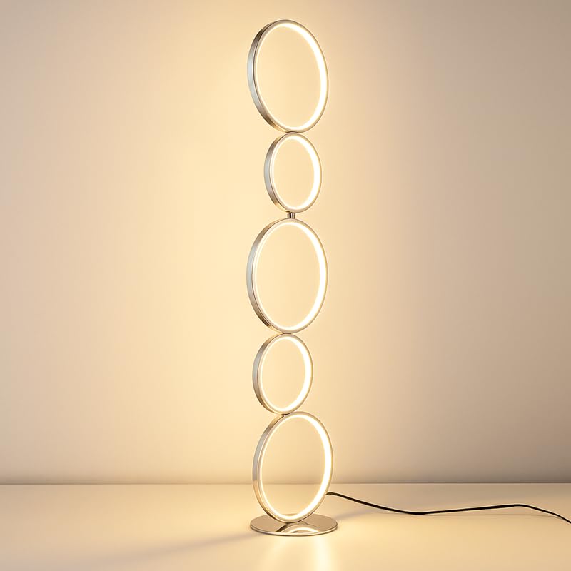 B·LED BARCELONA LED - Lámpara de pie LED de aluminio "NATALIE" - 30W - Luz cálida