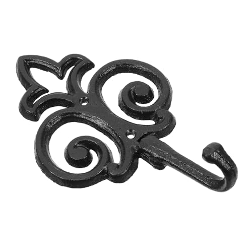 SUPVOX Gancho Decorativo de Hierro Forjado Vintage para Colgar Sombreros y Llaves, Resistente para Uso en Dormitorio y Entrada