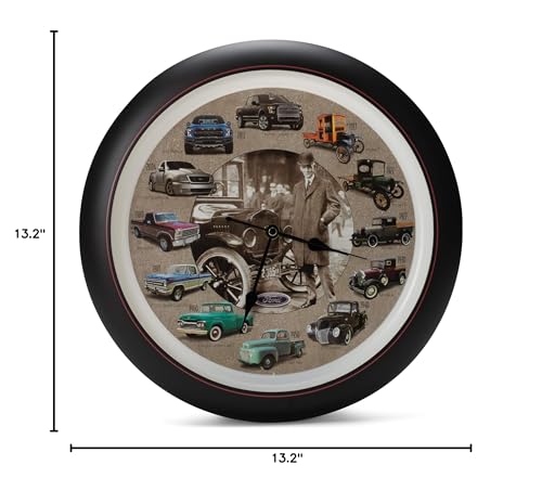 Reloj de Pared Analógico History of Ford Trucks 13 in miniatura 6