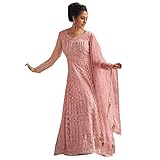 Stil: Dies ist ein vollständig maßgeschneiderter Anarkalianzug für Muslimische Feste und Hochzeiten; mit Dupatta, Unterteil und Oberteil. Sehr feines und fertiges Kleid, in Stickerei und Steinarbeit gefertigt. Dies ist 100 % originelles Kleid, wie im Bild gezeigt.