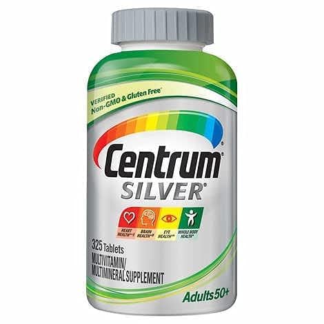 Centrum Silver Adults 50 + Multivitamin/Multimineral Supplement (325 Tablets)