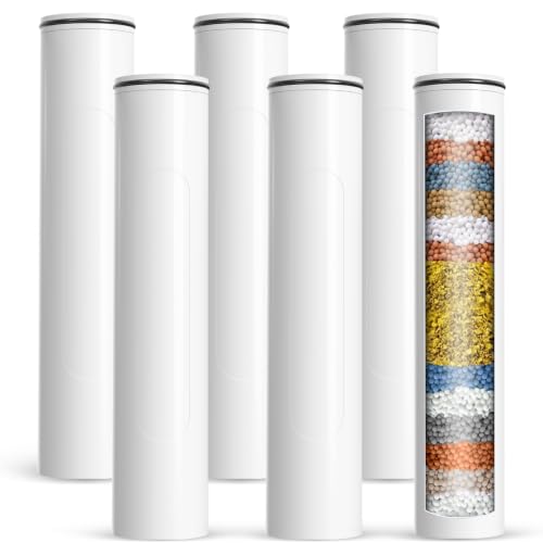 6 Pack Shower Filters Compatible with MakeFit Handheld Shower Head