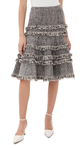 Ulla Johnson Women's Andi Knit Tweed High Waist Skirt