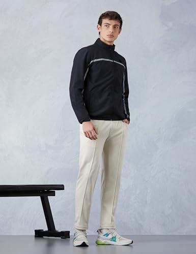 Image of Amazon Brand - Symbol Men Cotton Rich Strechable Terry Knit Pants - Regular Fit