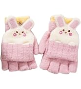 TAGVO – 3 Paia Di Guanti Termici In Maglia Per Bambini – Antivento, Morbidi, Elasticizzati – Adatti 6 Mesi-3 Anni (13x8 Cm) – Regalo Invernale