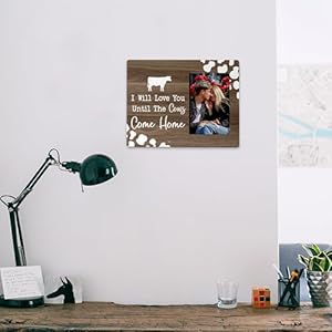 FONDCANYON I Will Love You Until The Cows Come Home Picture Photo Frame,Couples Love Picture Frames,Valentine Wedding Gifts For Girlfriend Boyfriend Husband Wife Him Her (4x6 Inch Photo) (Color-3) FONDCANYON I Will Love You Until The Cows Come Home Picture Photo FrameCouples Love Picture FramesValentine Wedding Gifts For Girlfriend Boyfriend Husband Wife Him Her 4×6 Inch Photo Color 3