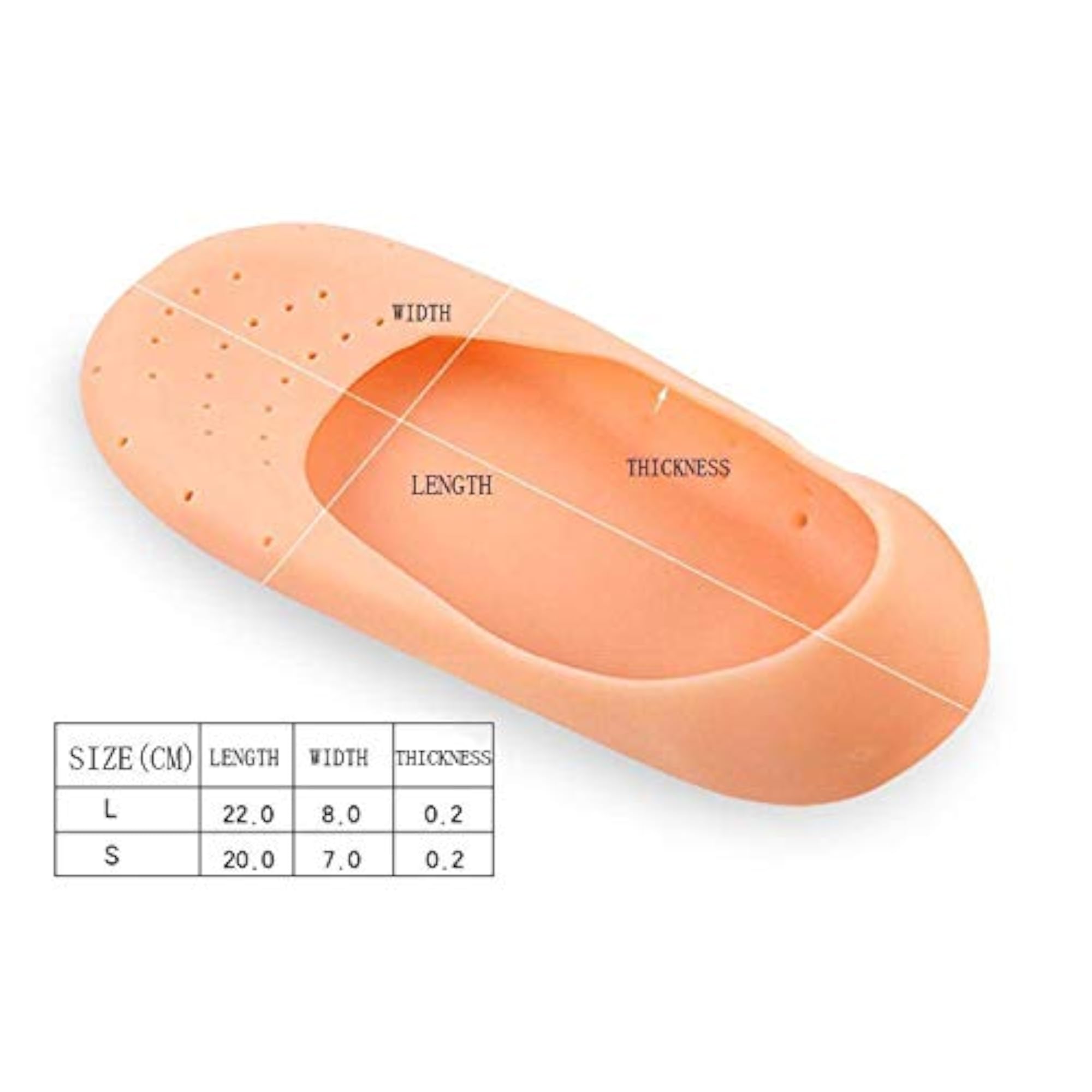 Anti-Crack Full Length Silicone Foot Protector Socks