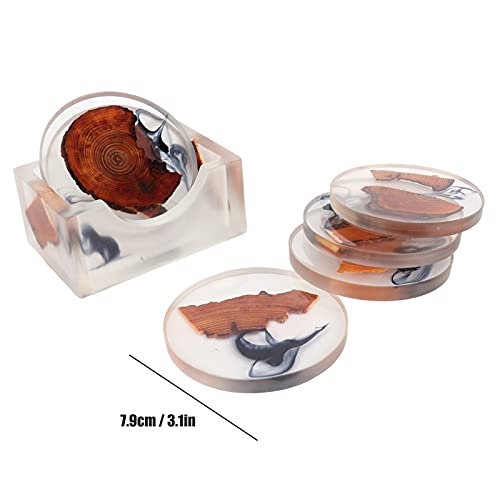 6Pcs Brink Coasters avec support pour verres et tasses de table - 4