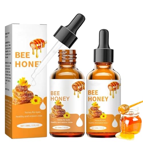 Honey Eye Care Natural Hydration Nourish and Refresh Gentle Formula with Bee Honey for Daily Use (2pcs)