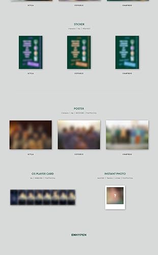 Miniatura 4 de ENHYPEN Dimension  Dilemma 1st Album SCYLLA Ver 1p Folding Poster On Pack+PhotoBook+Lyric Book+1p PhotoCard+1p Hologram PhotoCard+1p