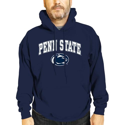 Campus Colors Long Sleeves NCAA Adult Arch & Logo Gameday Unisex Hooded Sweatshirt