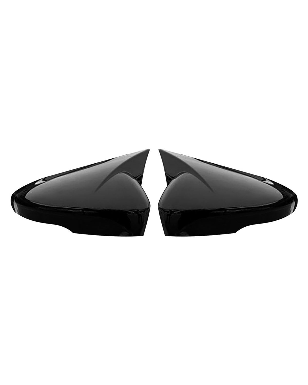 Coperchio Specchietto Laterale Tipo Pasta Guscio Specchietto Retrovisore Per Ford Per Focus MK4 2019-2024 Calotta Specchio Retrovisore(Horn piano black)
