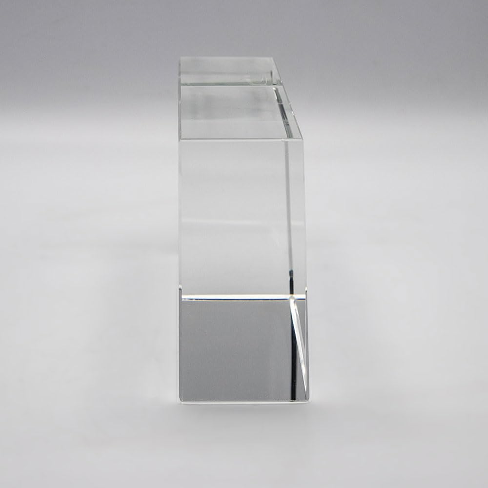 Fuchs Design Szklany clinker Crystal Collection Pure polerowany, ok. 20 x 10 x 5 cm