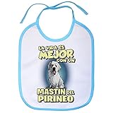 cachorros mastin de los pirineos Impresión a todo color de alta calidad