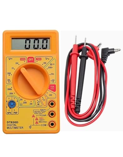 Image of DT830D Digital Multimeter for Measuring Ac and Dc Voltage, Dc Current and Resistance With Lcd Display