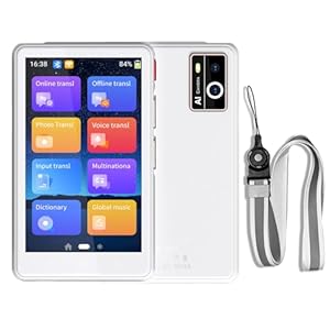Language Translator Device No WiFi Needed, Two-Way AI Voice Translator for All Languages, 139+ Language Online Translation, Newest 4″ HD Offline/Photo Translation for Travel/Business/Study