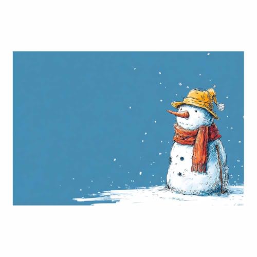 Tableau sur toile paysage hivernal pour habiller un grand mur vide 70x100